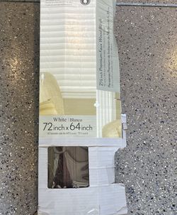 Real Wood Blind 72 Inch X 64 Inch