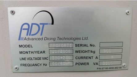 Dicing 2008 Machine 7100