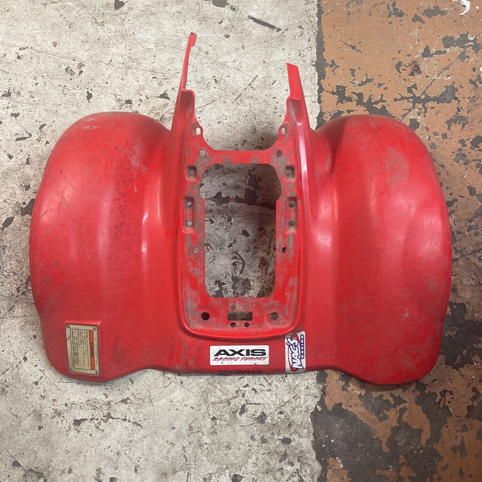 Honda Trx 300ex Rear Fender Plastic Oem