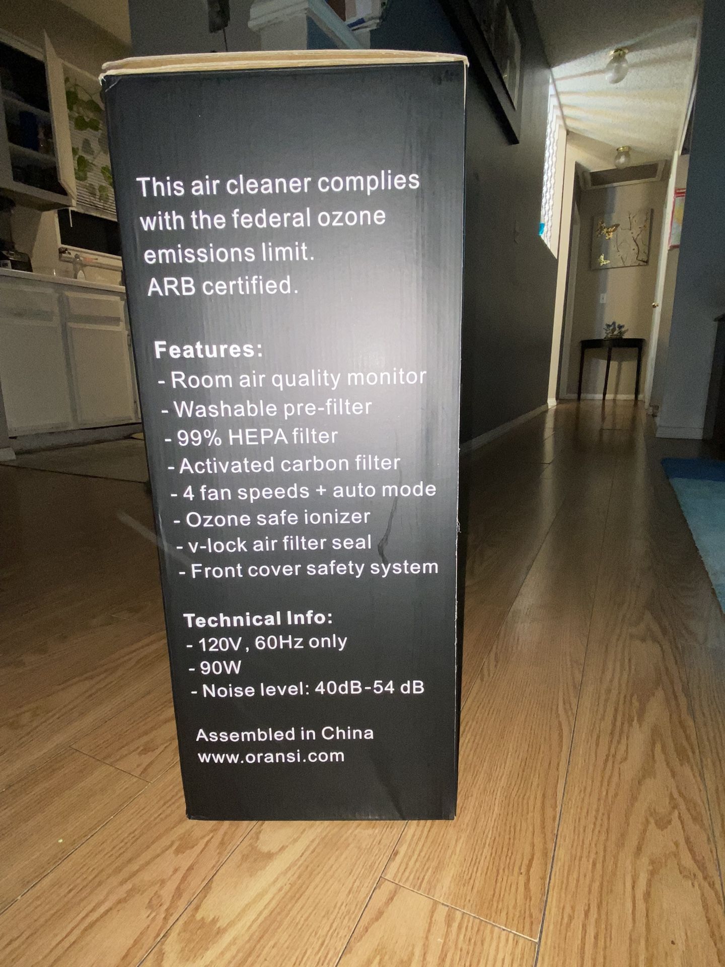 Oransi V-hepa Max Air Purifier