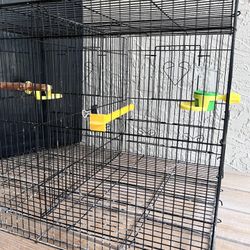 Bird Cages (3) With Stand