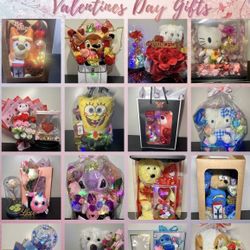 Valentine’s Day Gifts – Handmade Floral Bears & Plushies / Regalos San Valentín – Ositos Florales y Peluches