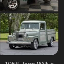 Jeep Pickup Truck ((( Mid Restoration ))) All Here 1958 