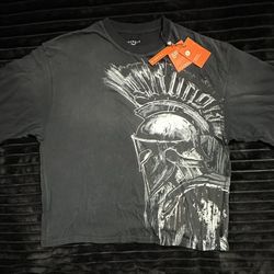 YoungLA  SPARTAN TEES (SOLD OUT) SIZE SMALL OVERSIZED Black Wash