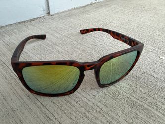 Suncloud Polarized Sunglasses Tortoise Frame Green Mirror Lenses Unisex