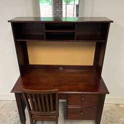 Pottery Barn Desk With Chair