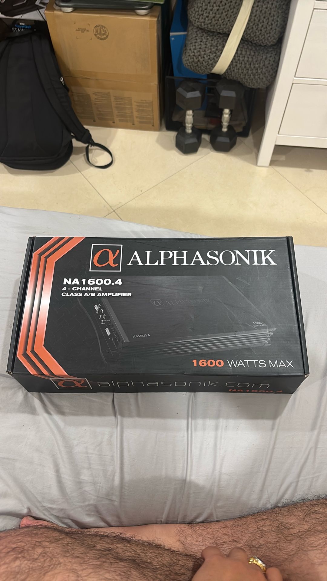 Brand New Alphasonik NA1600.4 4-Channel Class A/B Amplifier β 1600W Max | Sealed in Box