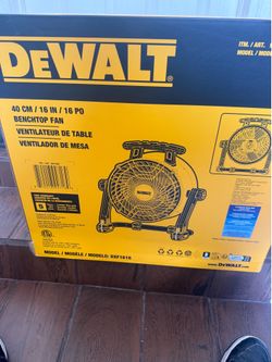 Dewalt bench top fan