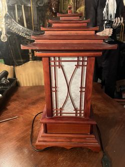 Large Korean Pagoda Lamp