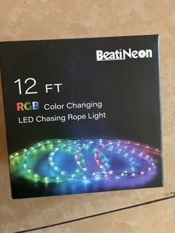 12 FT RGB LED Chasing Rope Light