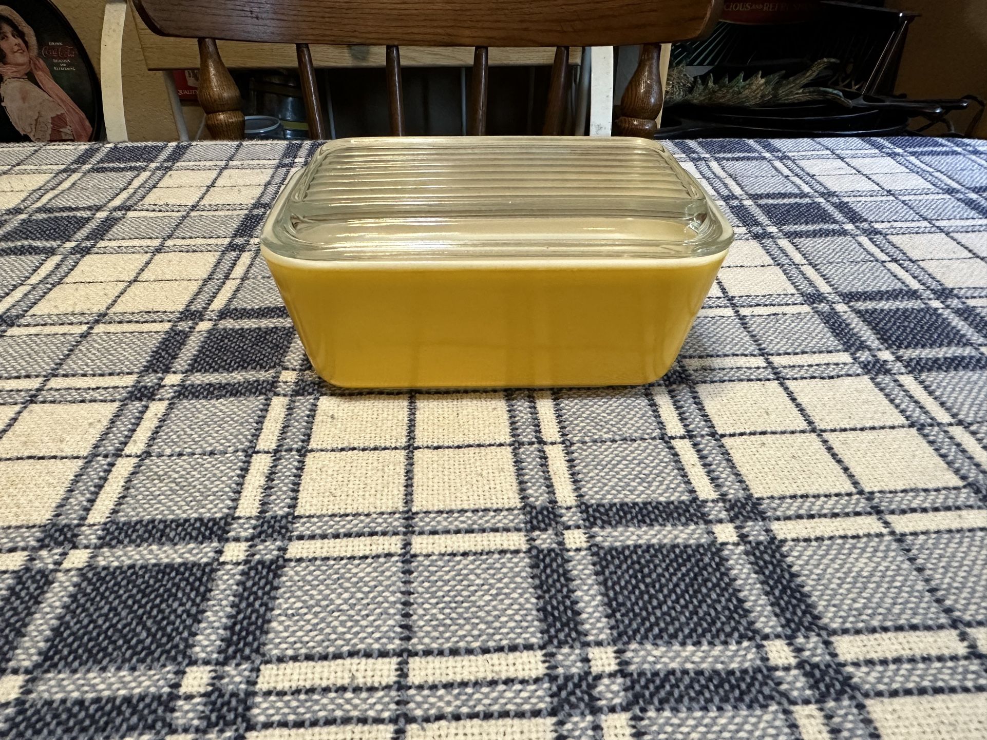Vintage Pyrex # 502 Daisy Refrigerator Dish