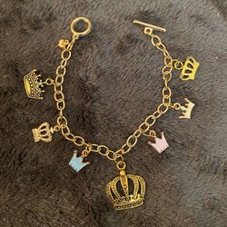 Tell Her She’s Your Queen/Princess Handmade New Charm Bracelet