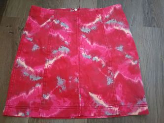 Free People tye dye skirt size 6