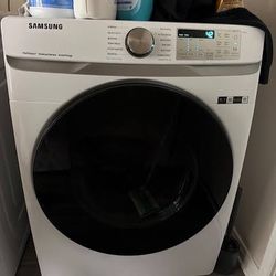 Samsung - 4.5 Cu. Ft. High-Efficiency Stackable Smart Front Load Washer with Steam and Super Speed Wash - White 