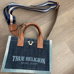 true religion jean shoulder bag
