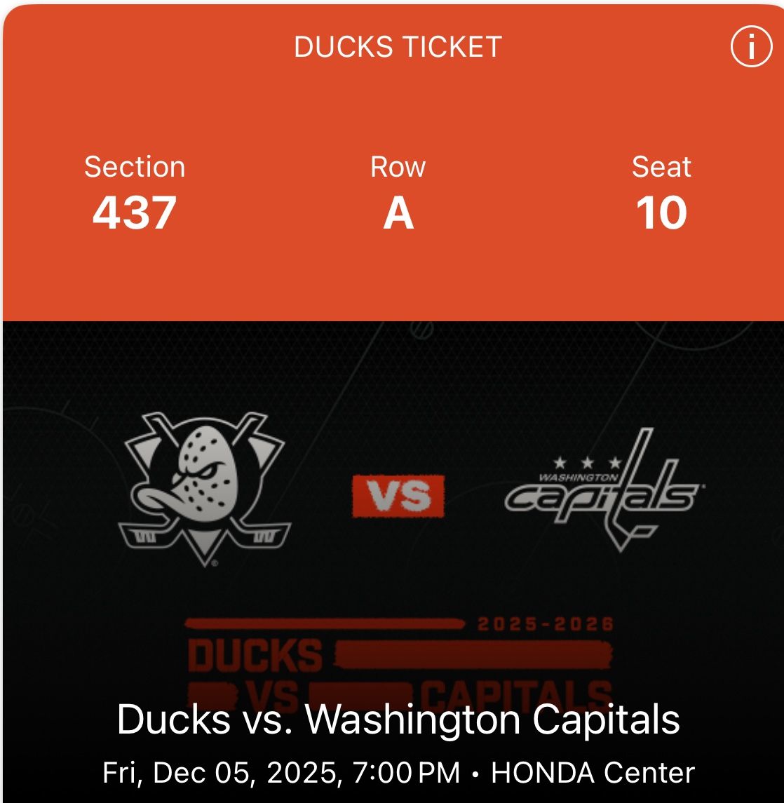 Ducks Vs Capitals
