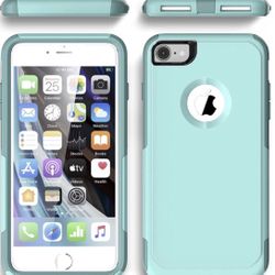 New Iphone 7-8 Case Light Blue