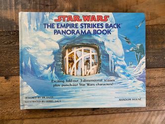 RARE Vintage 1981 STAR WARS- Panorama Book-The Empire Strikes Back
