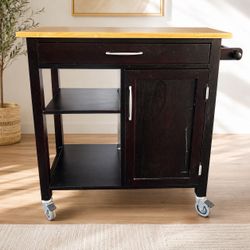 Kitchen Island Cart Wooden Bar Cart