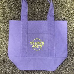 Trader Joes Mini Canvas Tote Bag
