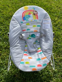 Bright Starts Infant Baby Bouncer Seat Lightweight Portable
