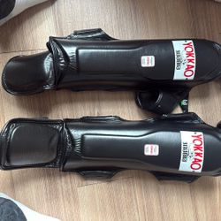 Boxing Gloves And Shin Guards 