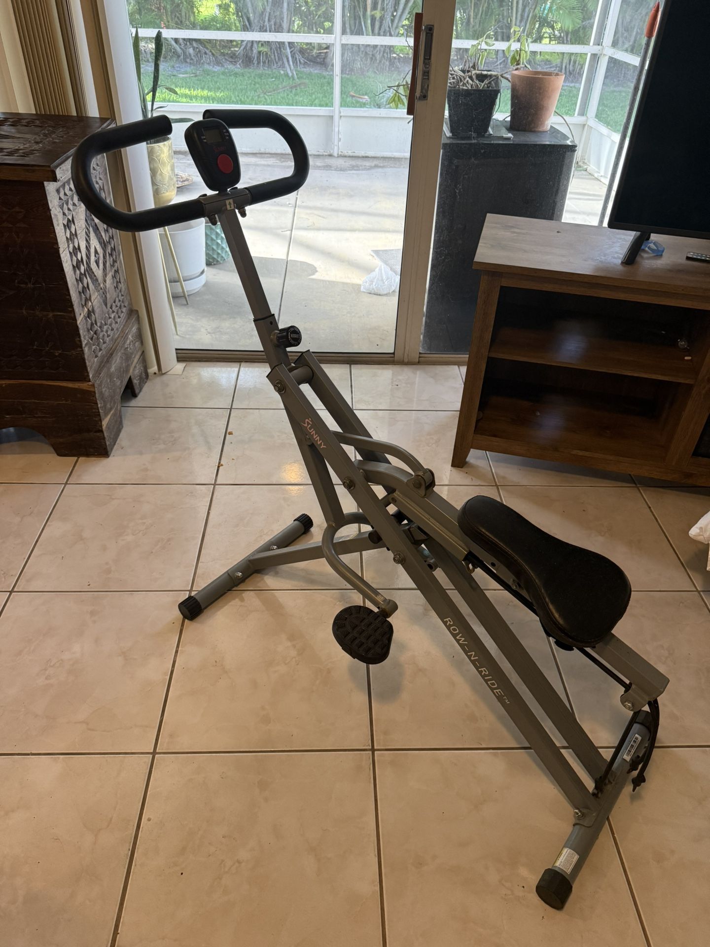 Squat Bike - Abs & Legs Workout Machine, Compact Home Gym Squat Trainer