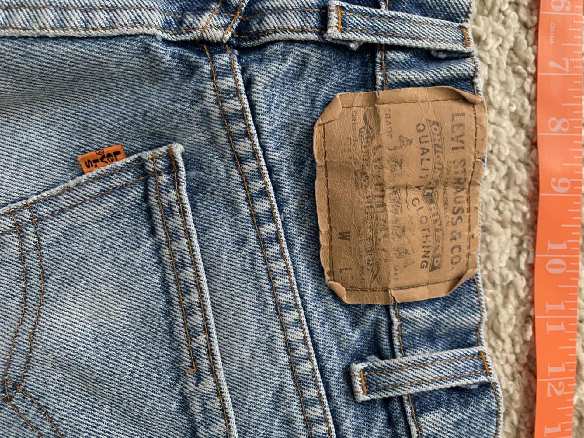 Vintage Levi’s size 26 women’s orange tab
