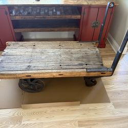 Vintage Industrial Cart