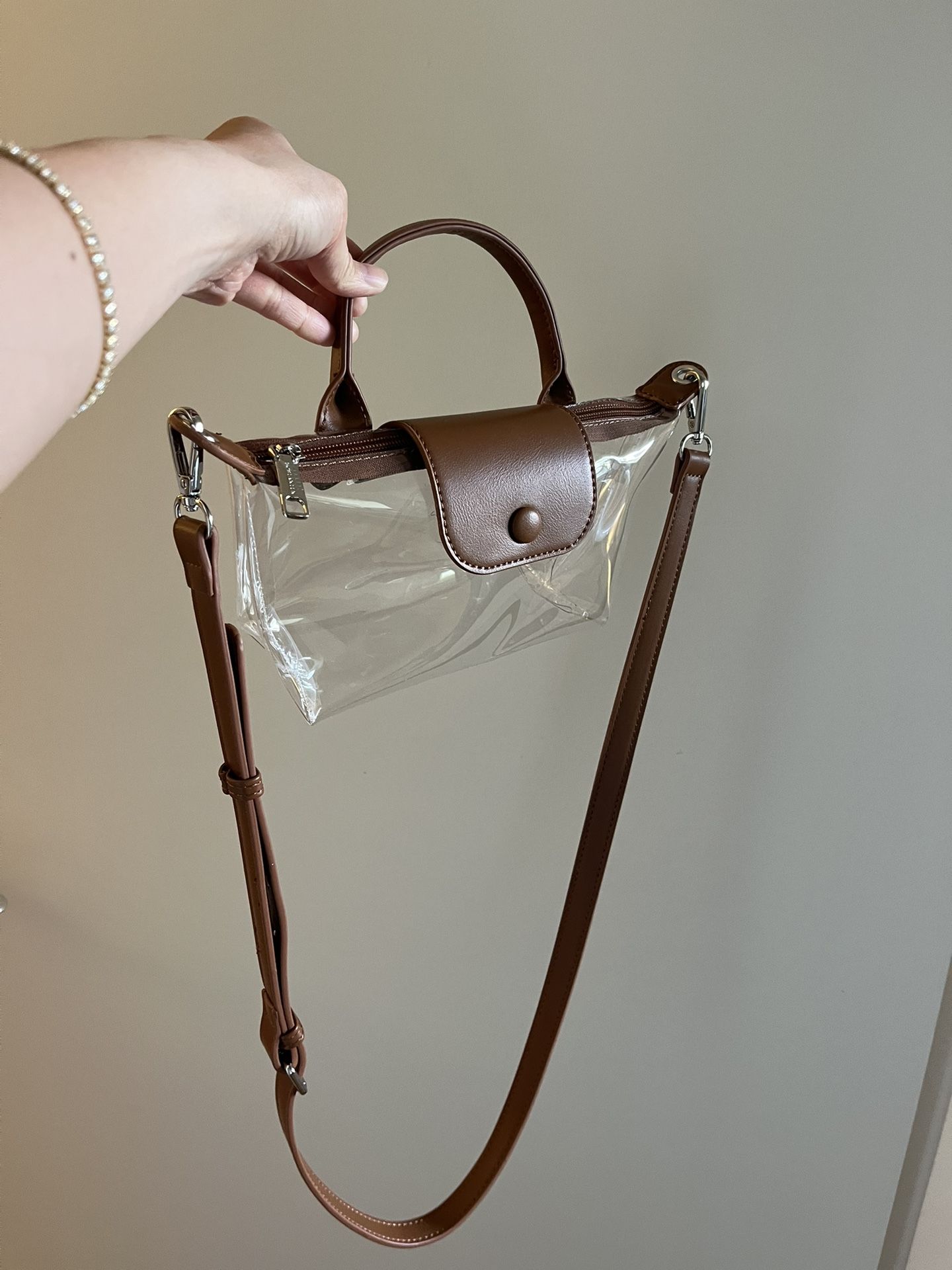 Stadium Approved Crossbody Clear Purse