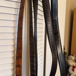 5 Men’s Leather Belts 