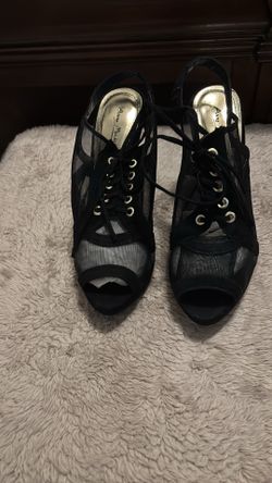 Mash high heeled pumps lace up