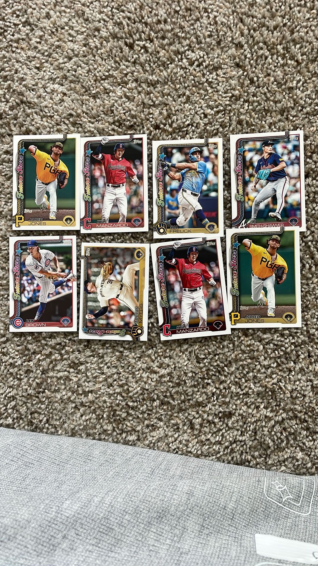 Topps future stars baseball cards
