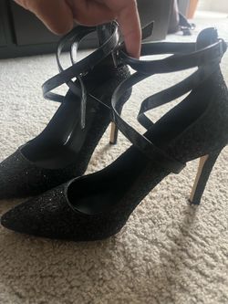 Black glittery Michael Kors heels size 5