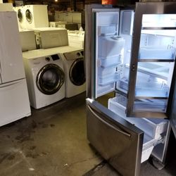 Huge Liquidation Sale Store Full Of Nice Lightly Used Washer Dryer Fridge Stove Oven Stackable Free Warranty Samsung GE WHIRLPOOL LG BOSH KENMORE Aman