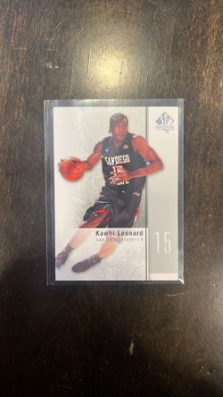 Upper Deck Sp Authentic Kawhi Leonard Rookie