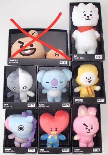 BT21 Dolls / plushies 