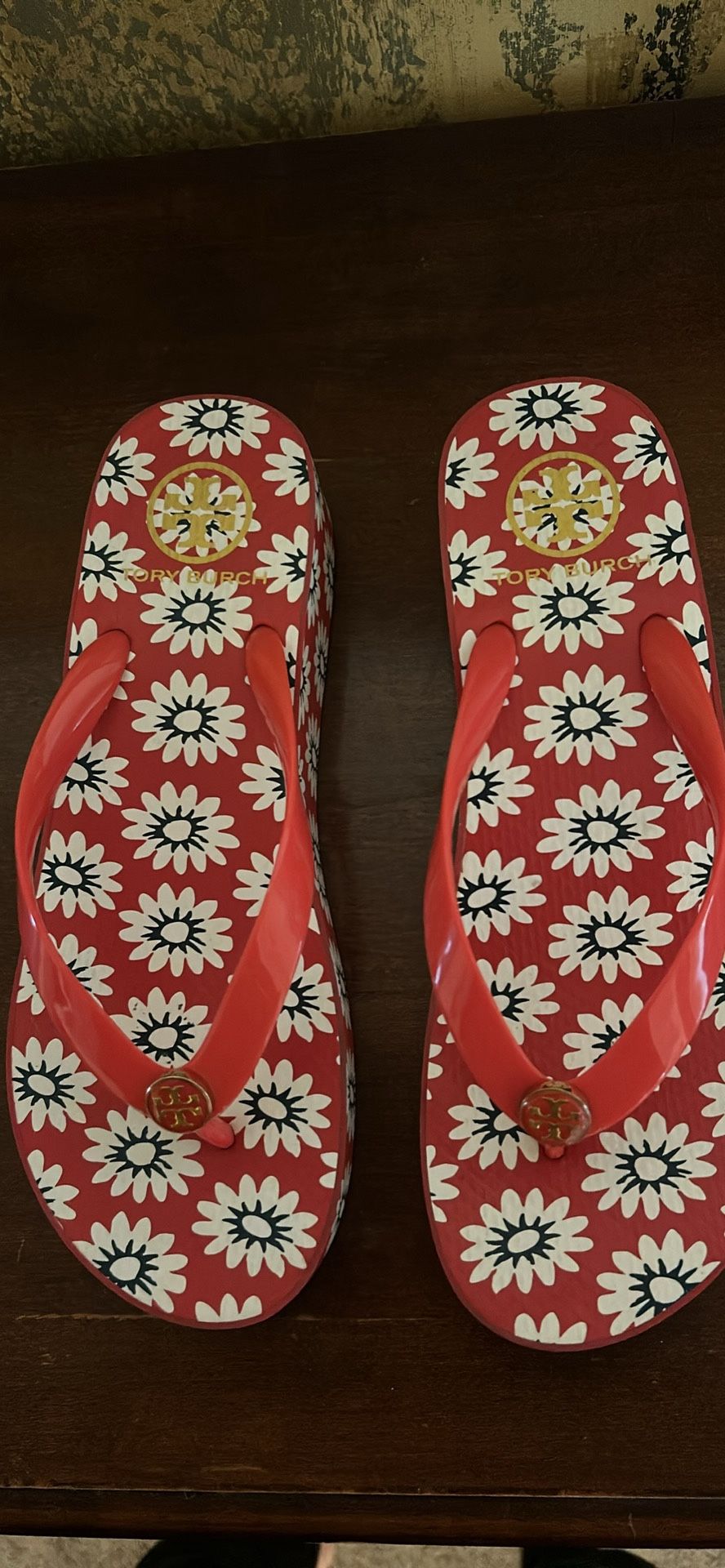 Tory Burch Wedge Flip Flops