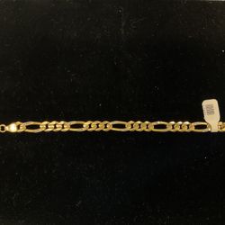 14KT Figaro Bracelet I-2451