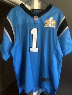 Cam Newton Super Bowl 50 Jersey