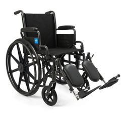 Medline Comfortable Folding Wheelchair