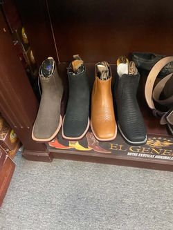 Botines Punta cuadrada para hombre