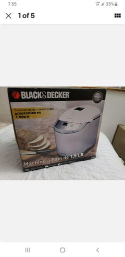 Black & Decker Bread Maker 1.5lb Capacity BK1015W
