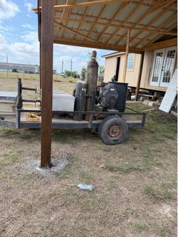 Welder with trailer