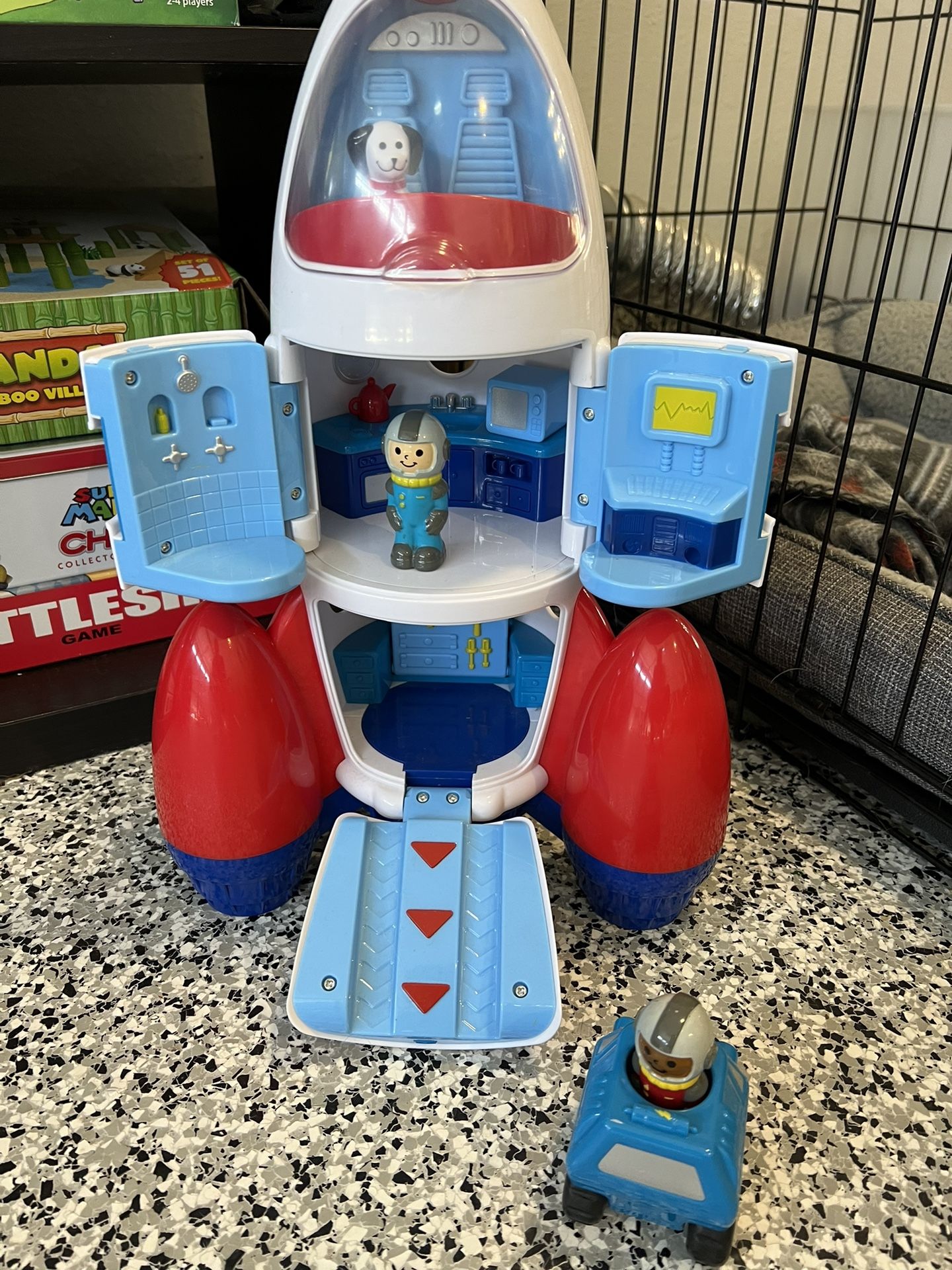 Rocket Ship Kids Toy For Toddlers From Lakeshore learning ctr
