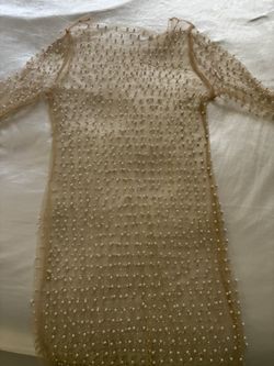 See Through Pearl Dress