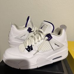 Jordan Purple Metallic 4s  
