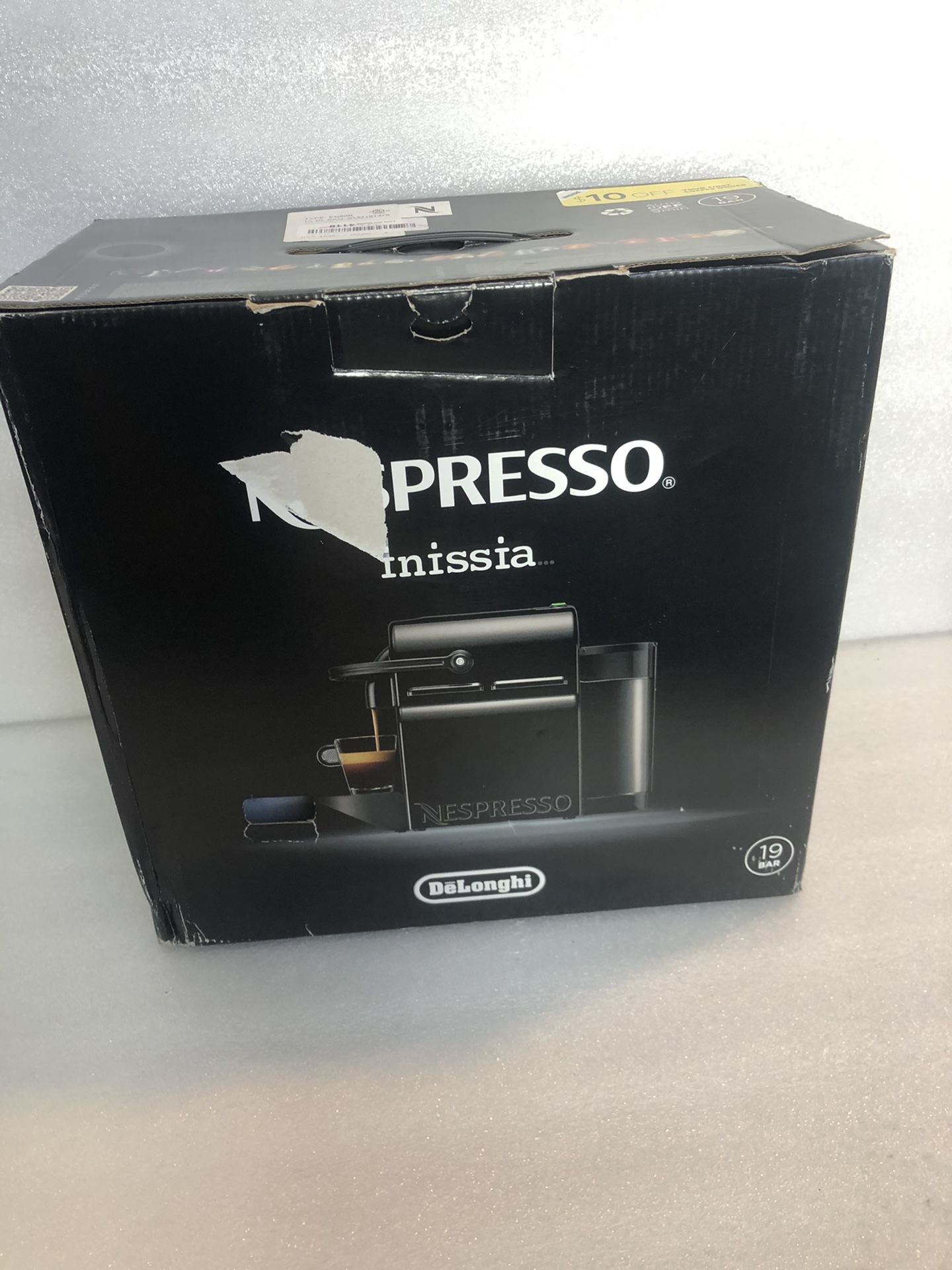 DeLonghi Nespresso inissia coffee maker expresso