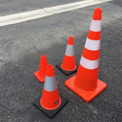 LARGE .. MEDIUM ..AND SMALL ..TRAFFIC CONES