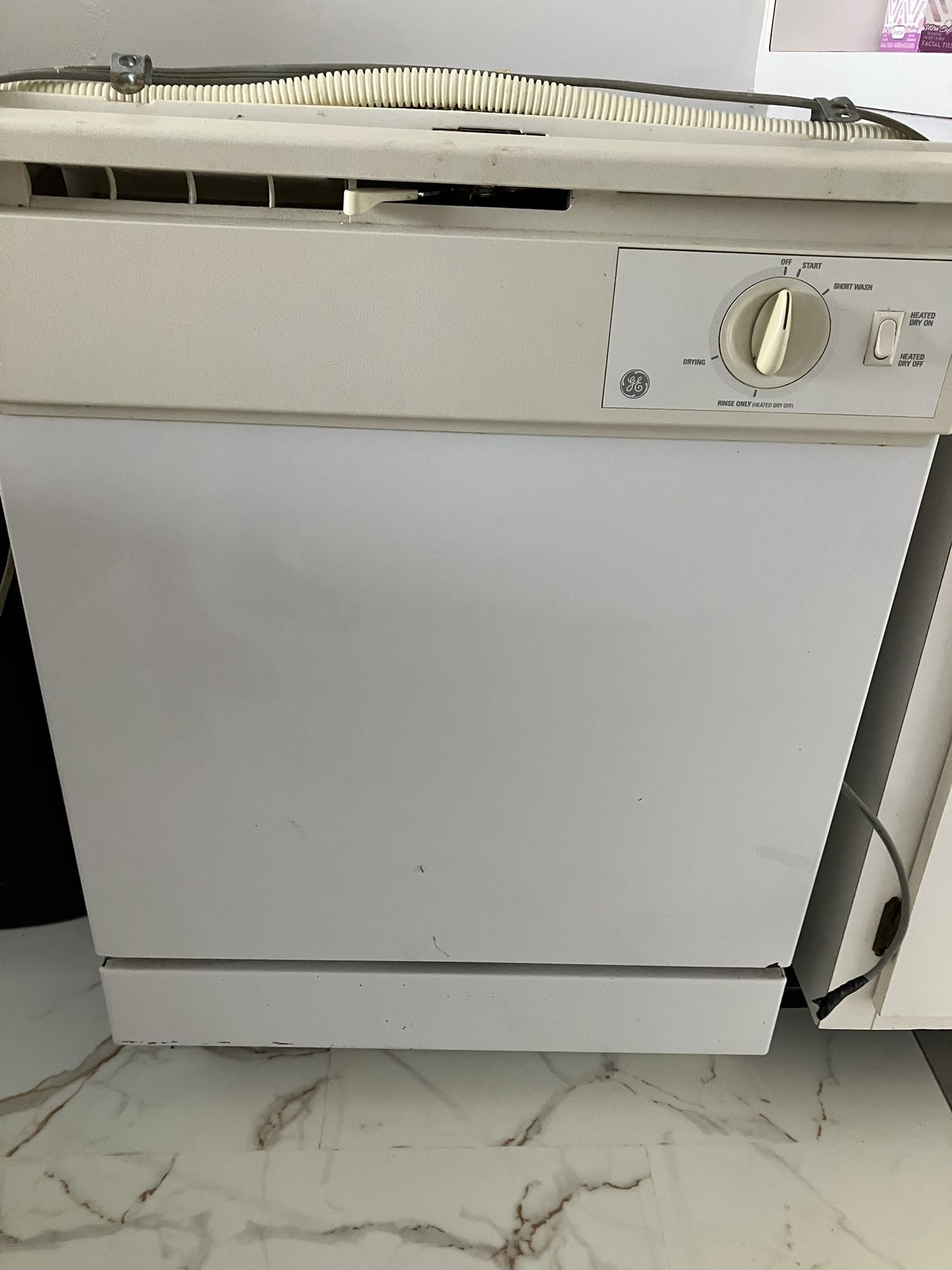 GE Dishwasher White